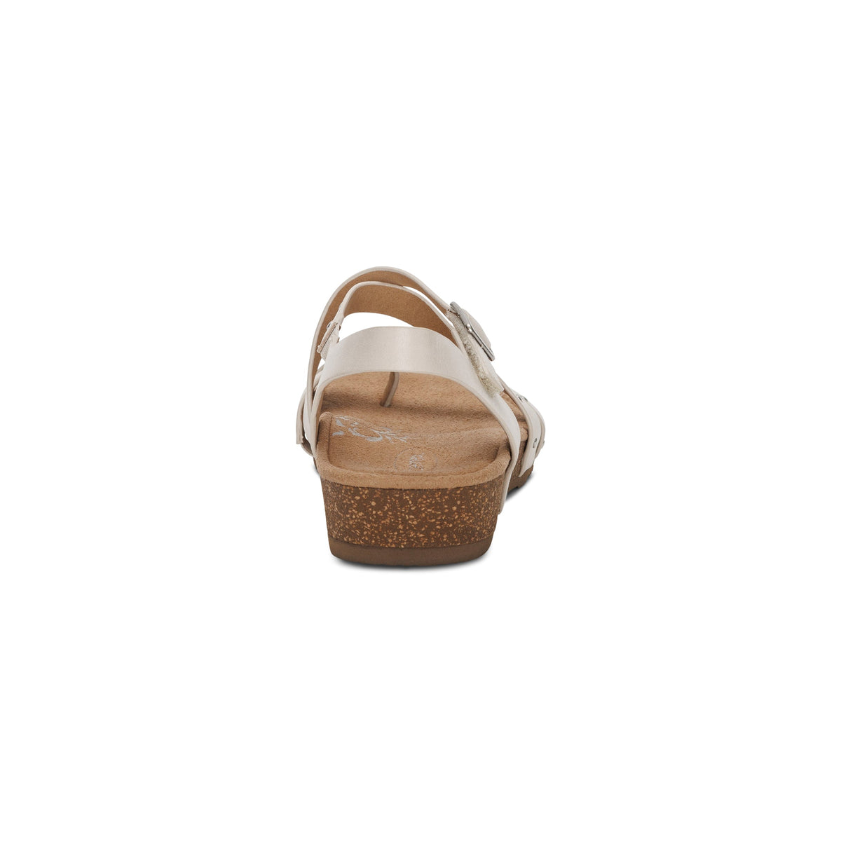 Aetrex Lauren Quarter Strap Sandal - Ivory