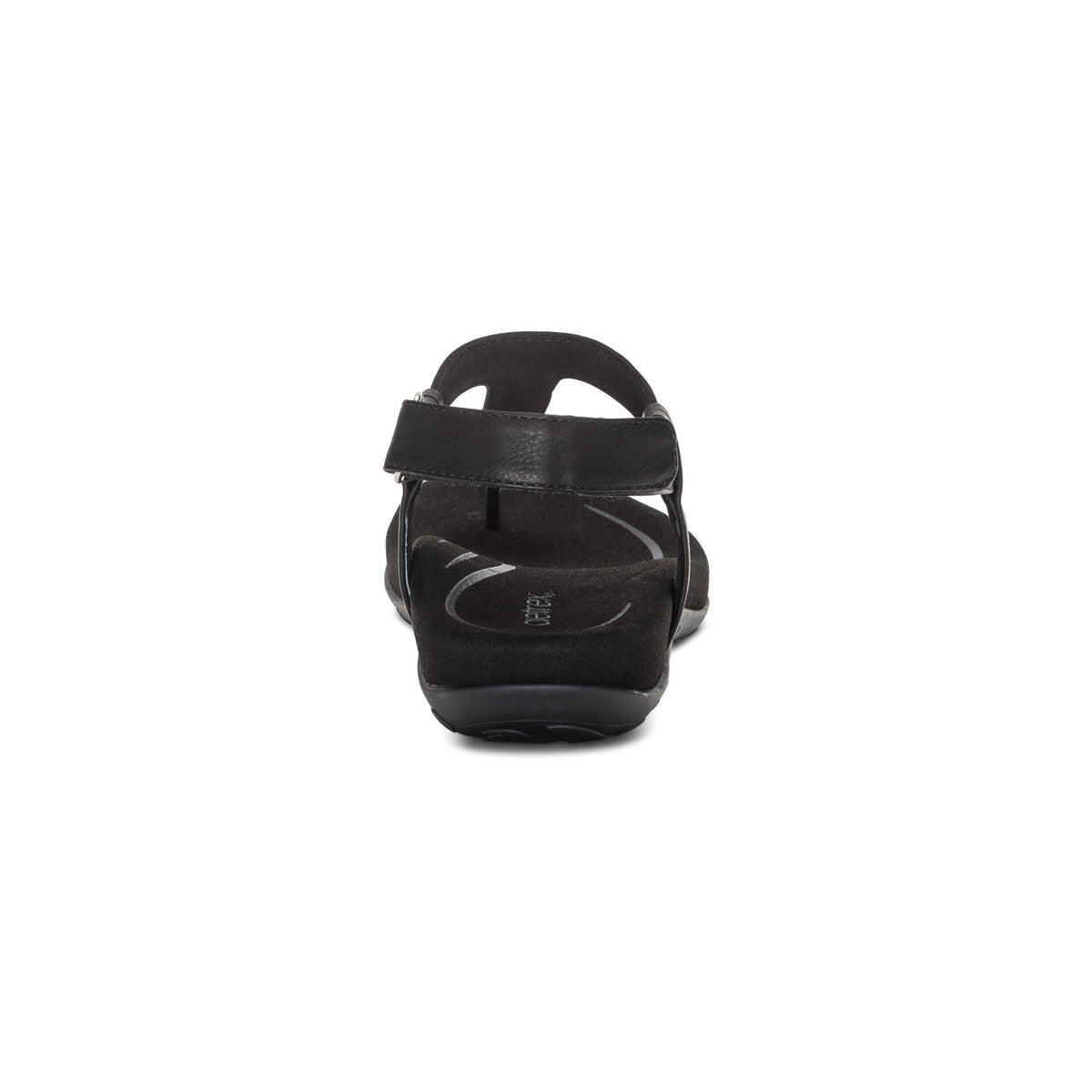 Aetrex Marni Slingback Thong Sandal - Black