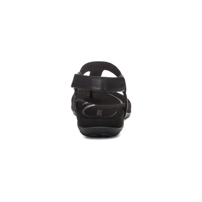 Aetrex Marni Slingback Thong Sandal - Black