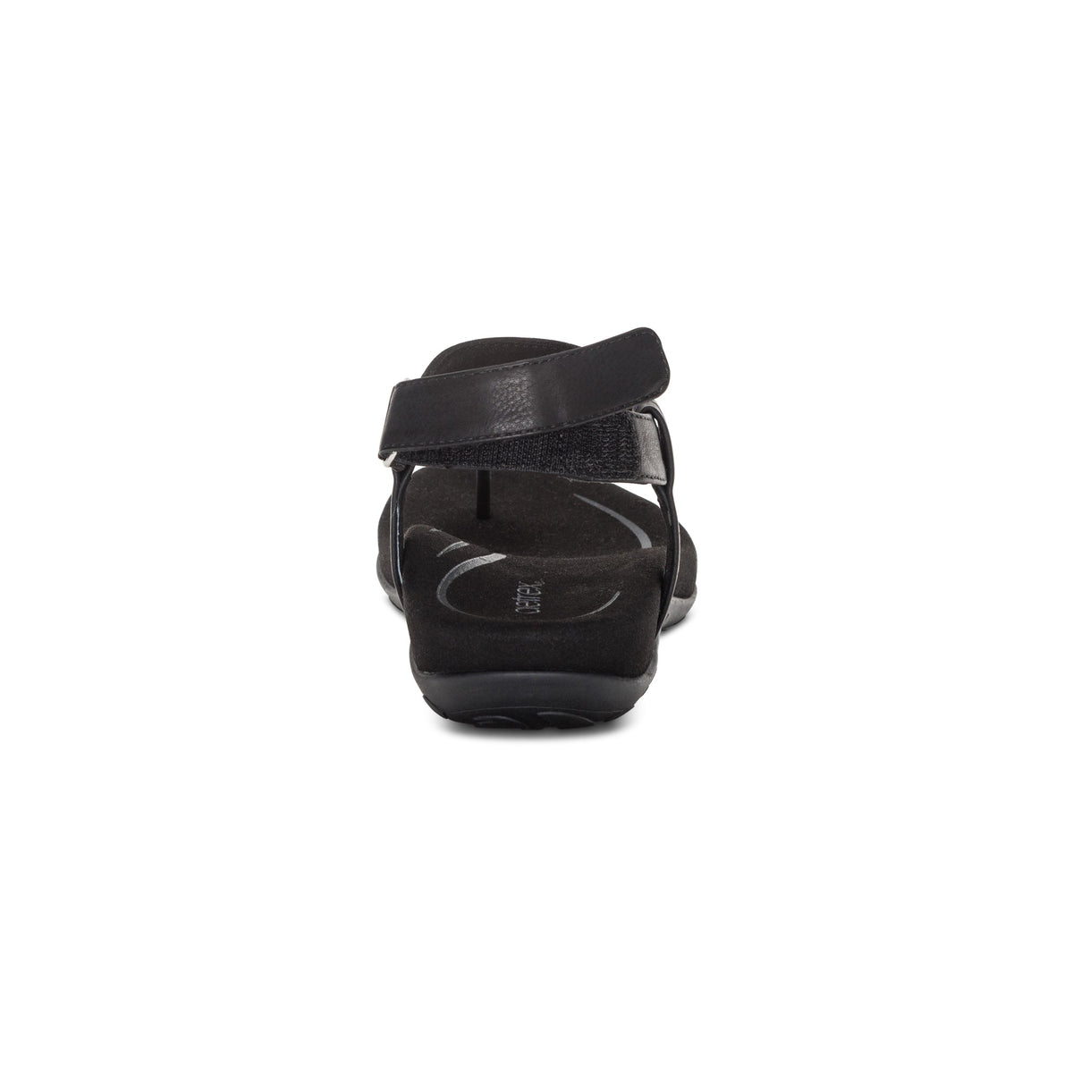 Aetrex Marni Slingback Thong Sandal - Black