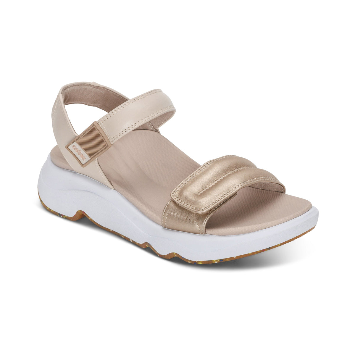 Aetrex Whit Sport Sandal - Champagne