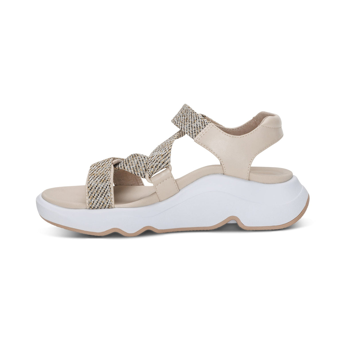 Aetrex Marz Adjustable Sport Sandal - Beige