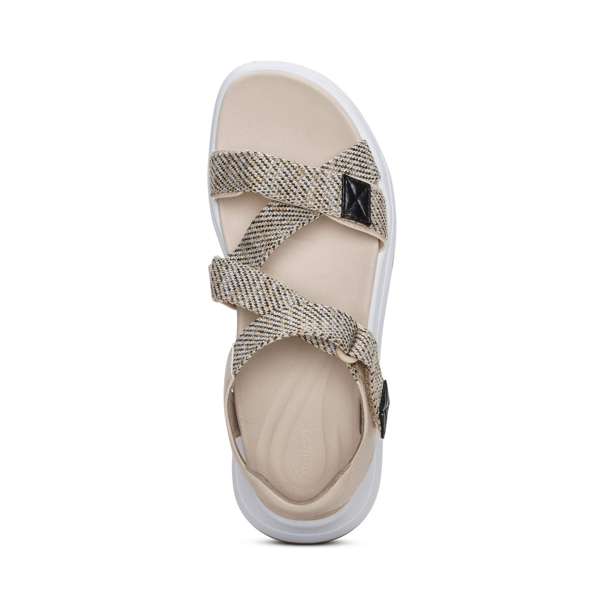 Aetrex Marz Adjustable Sport Sandal - Beige