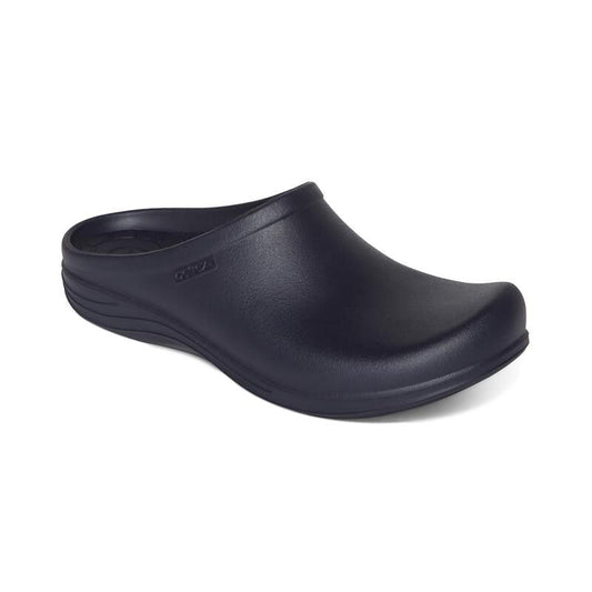 Aetrex Bondi Orthotic Women's Clogs - Navy
