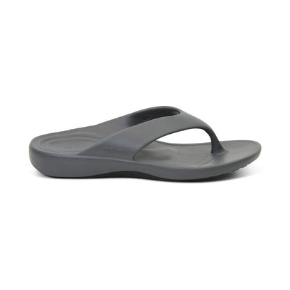 Aetrex Maui Orthotic Men's Flips - Charcoal