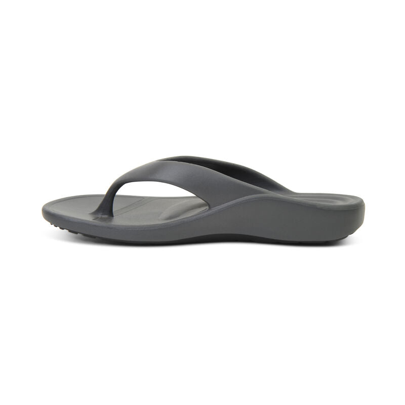 Aetrex Maui Orthotic Men's Flips - Charcoal