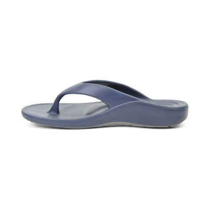 Aetrex Maui Orthotic Men's Flips - Navy