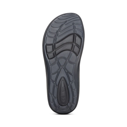 Aetrex Maui Orthotic Men's Flips - Charcoal Camo