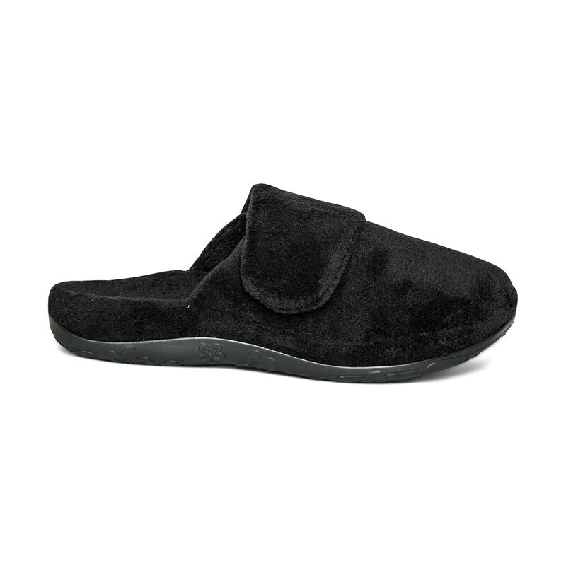 Aetrex Mandy Closed Toe Slipper - Black