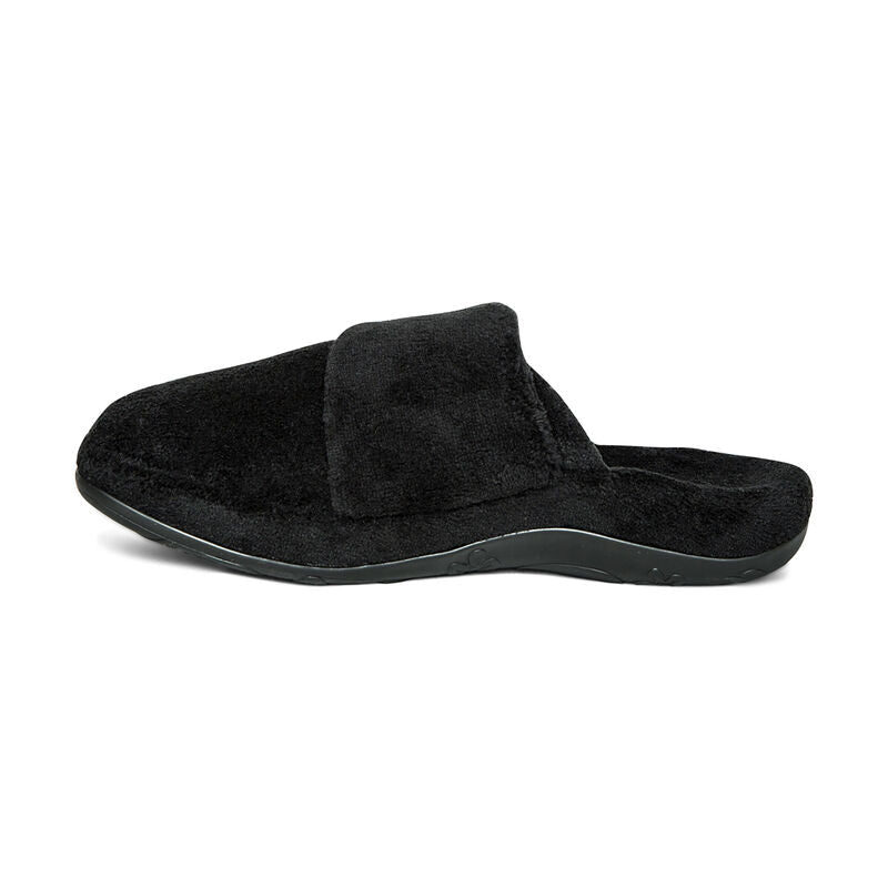 Aetrex Mandy Closed Toe Slipper - Black