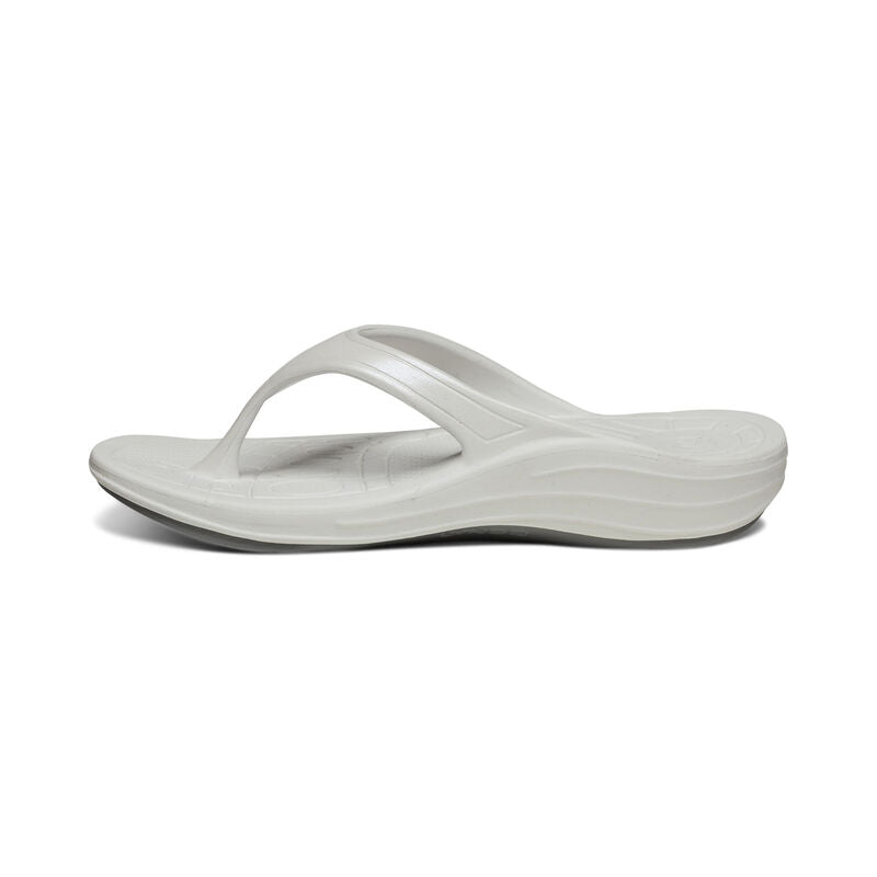 Aetrex Fiji Orthotic Women's Flips - White