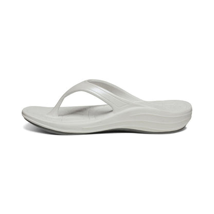 Aetrex Fiji Orthotic Women's Flips - White