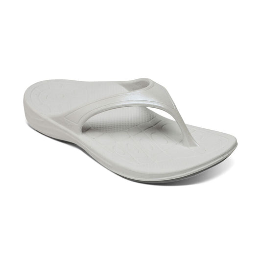Aetrex Fiji Orthotic Women's Flips - White