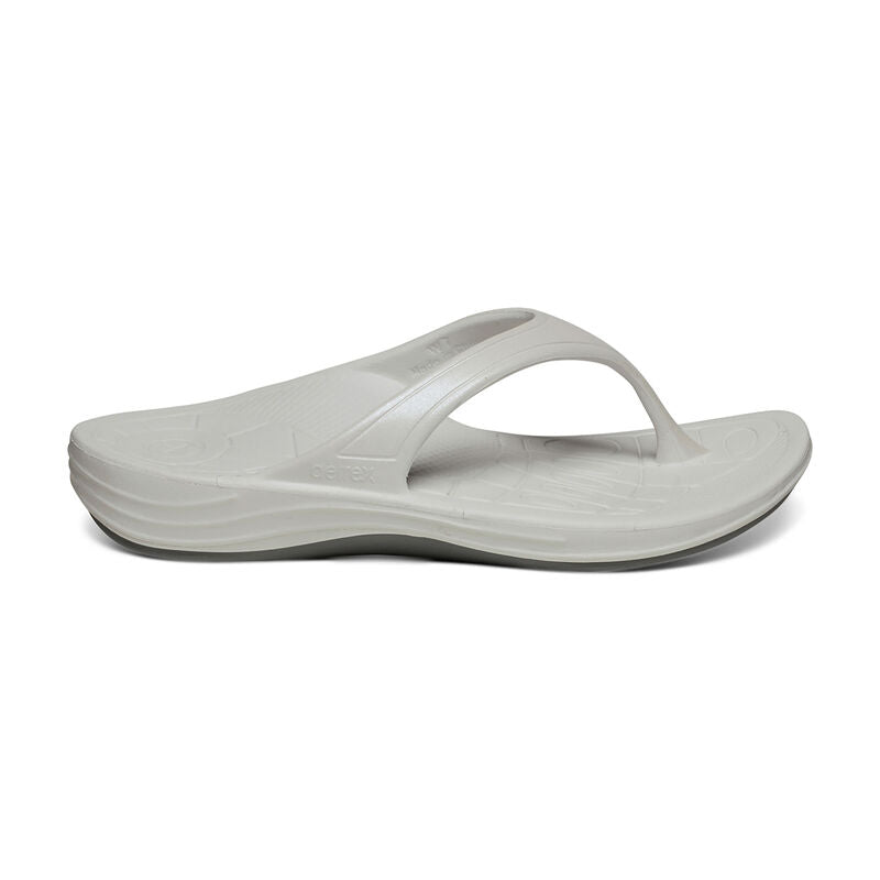Aetrex Fiji Orthotic Women's Flips - White