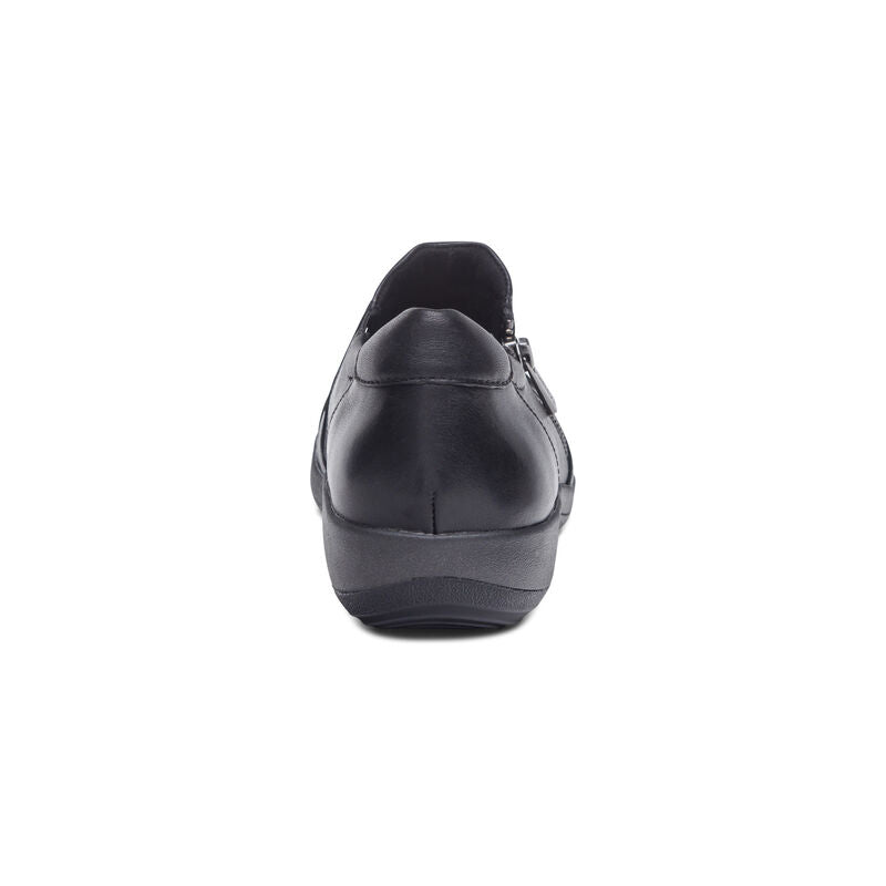 Aetrex Katie Side Zip Slip-On - Black