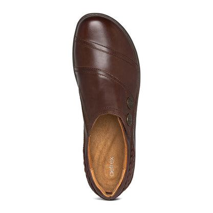Aetrex Karina Monk Strap - Brown