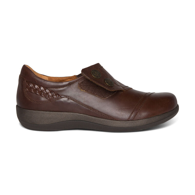 Aetrex Karina Monk Strap - Brown
