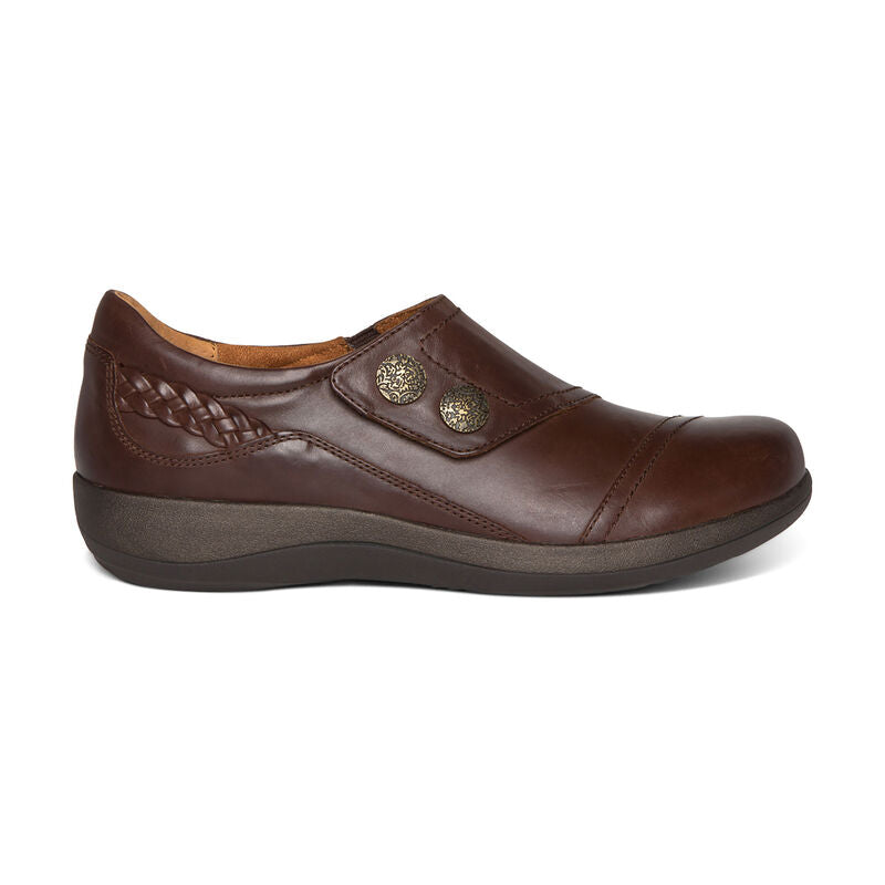 Aetrex Karina Monk Strap - Brown