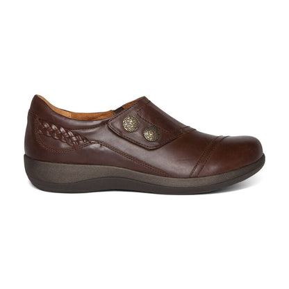 Aetrex Karina Monk Strap - Brown