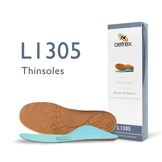 Aetrex Unisex Thinsoles Orthotics W/ Metatarsal Support