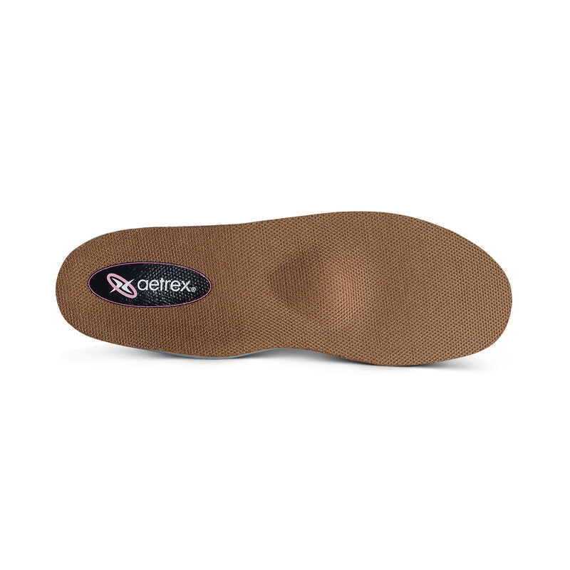 Aetrex Women's Memory Foam Posted Orthotics W/ Metatarsal Support