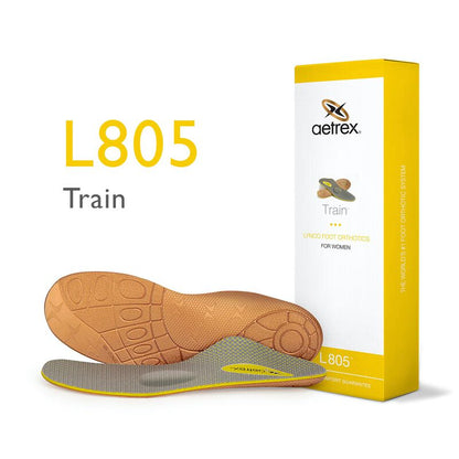 Aetrex Women's Train Orthotics W/ Metatarsal Support