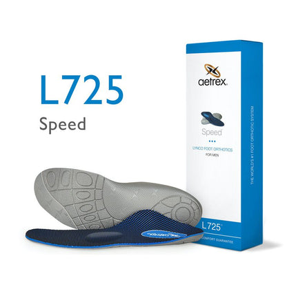 Aetrex Men's Speed Posted Orthotics W/ Metatarsal Support