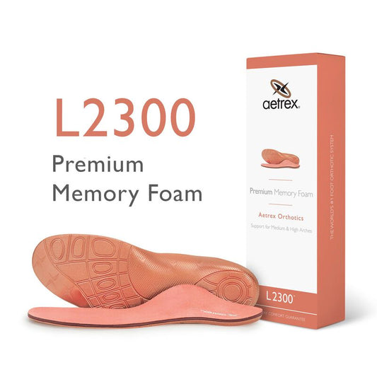 Aetrex Women's Premium Memory Foam Orthotics - Insole for Extra Comfort