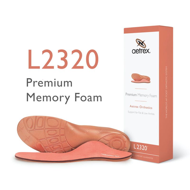 Aetrex Women's Premium Memory Foam Posted Orthotics
