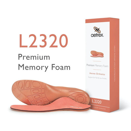 Aetrex Women's Premium Memory Foam Posted Orthotics
