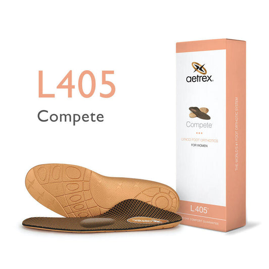 Aetrex Women's Compete Orthotics W/ Metatarsal Support