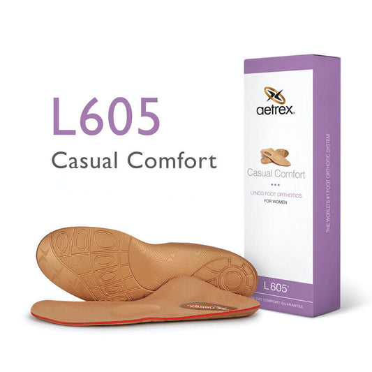 Aetrex Women's Casual Comfort Orthotics W/ Metatarsal Support