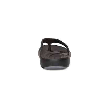 Aetrex Maui Orthotic Women's Flips - Matte Black