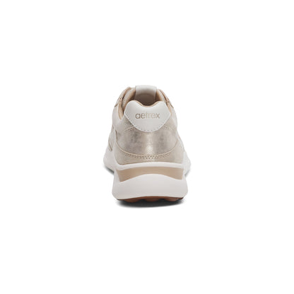 Aetrex Emily Lace-Up Sneaker - Champagne
