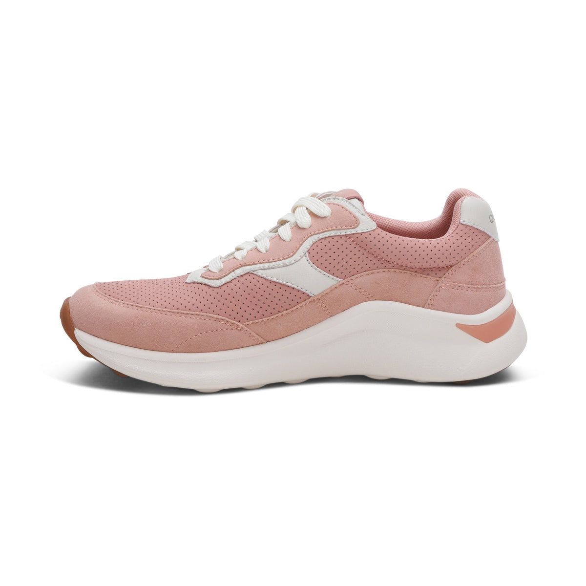 Aetrex Emily Lace-Up Sneaker - Peach