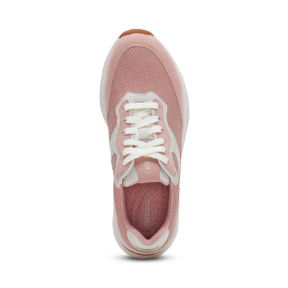 Aetrex Emily Lace-Up Sneaker - Peach