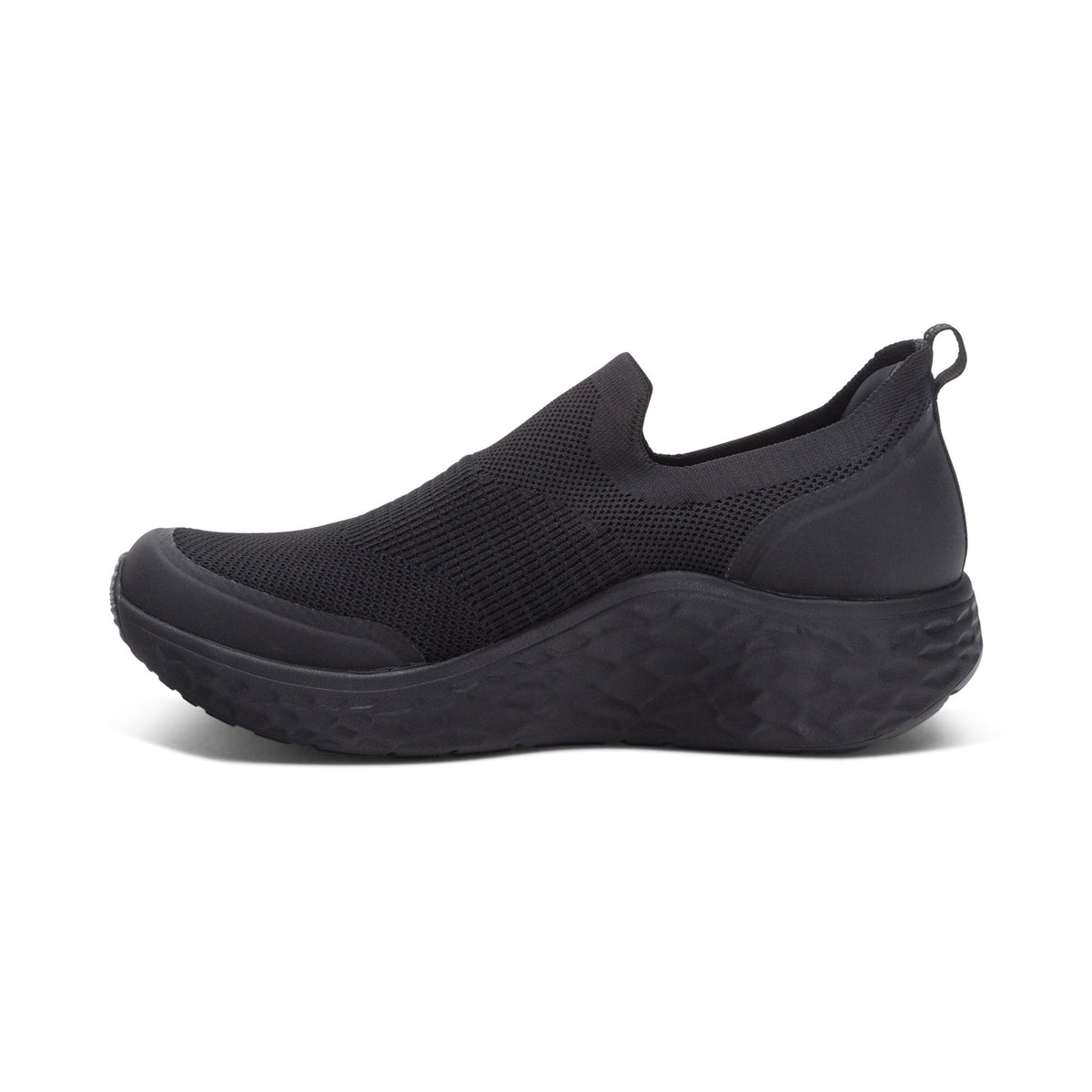 Aetrex Dash Arch Support Men's Sneaker  - Black/Black
