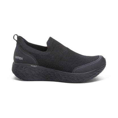 Aetrex Dash Arch Support Men's Sneaker  - Black/Black