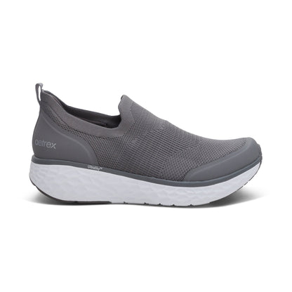 Aetrex Dash Arch Support Men's Sneaker  - Grey