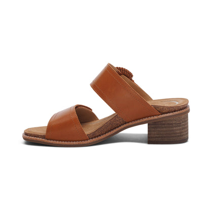 Aetrex Tatiana Arch Support Heel - Cognac