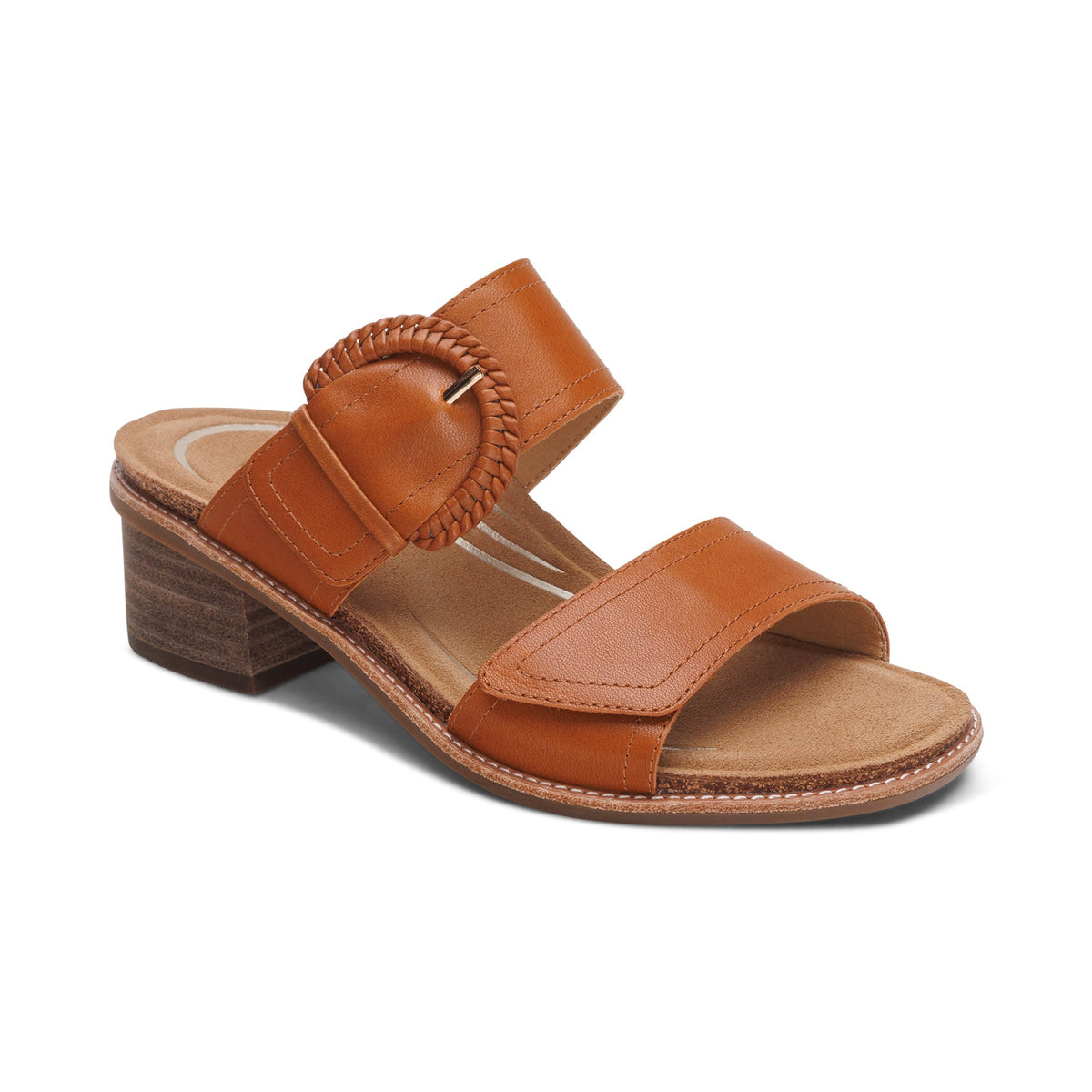 Aetrex Tatiana Arch Support Heel - Cognac