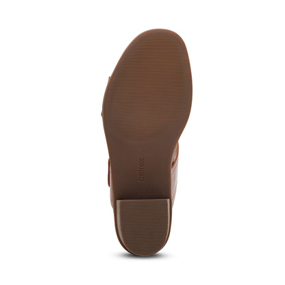 Aetrex Tatiana Arch Support Heel - Cognac