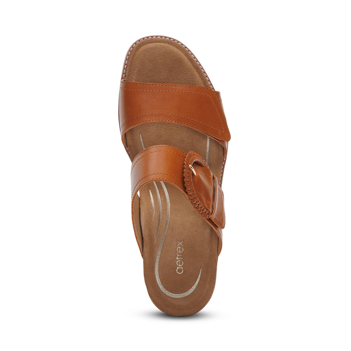 Aetrex Tatiana Arch Support Heel - Cognac
