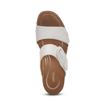 Aetrex Tatiana Arch Support Heel - Ivory