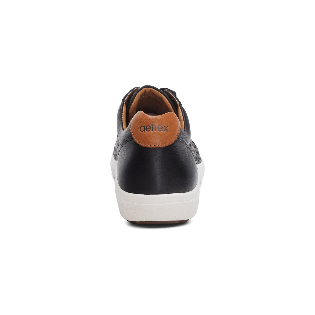 Aetrex Courtney Lace-up Sneaker - Black Cutout