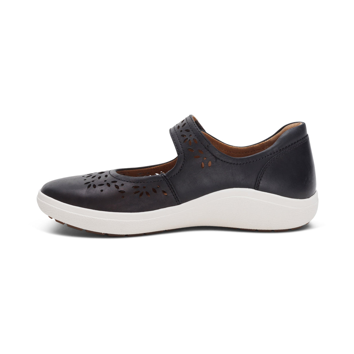 Aetrex Erica Casual Sneakers - Black Cutout