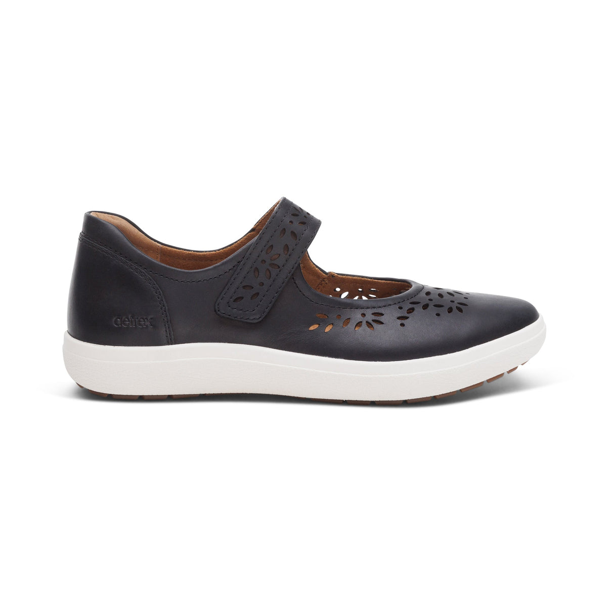 Aetrex Erica Casual Sneakers - Black Cutout