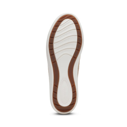 Aetrex Charlotte Lace-Up Sneaker - Tan