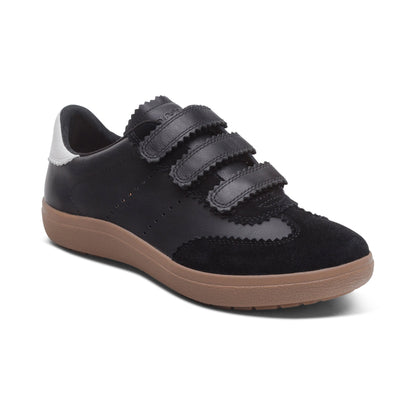 Aetrex Morgan Arch Support Sneaker - Black