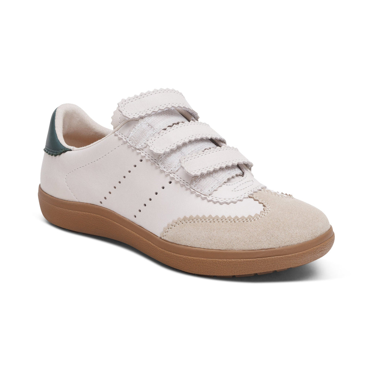 Aetrex Morgan Arch Support Sneaker - Oatmeal